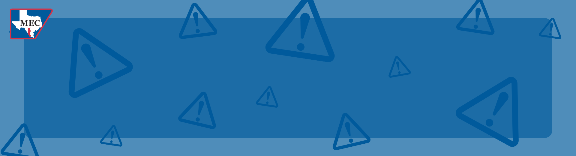 web slider of warning signs