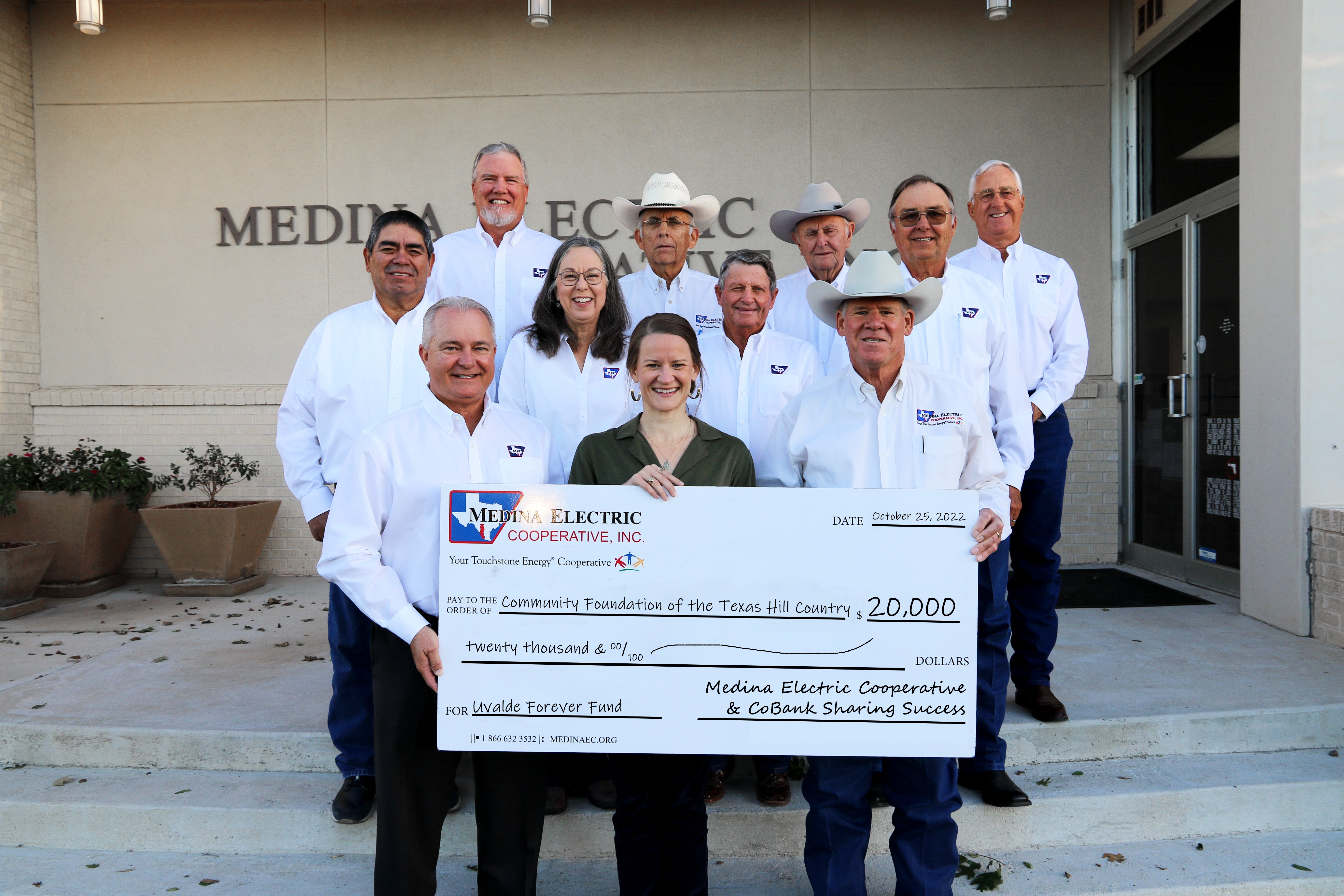 Medina Electric Cooperative Offers Support to Uvalde Medina Electric